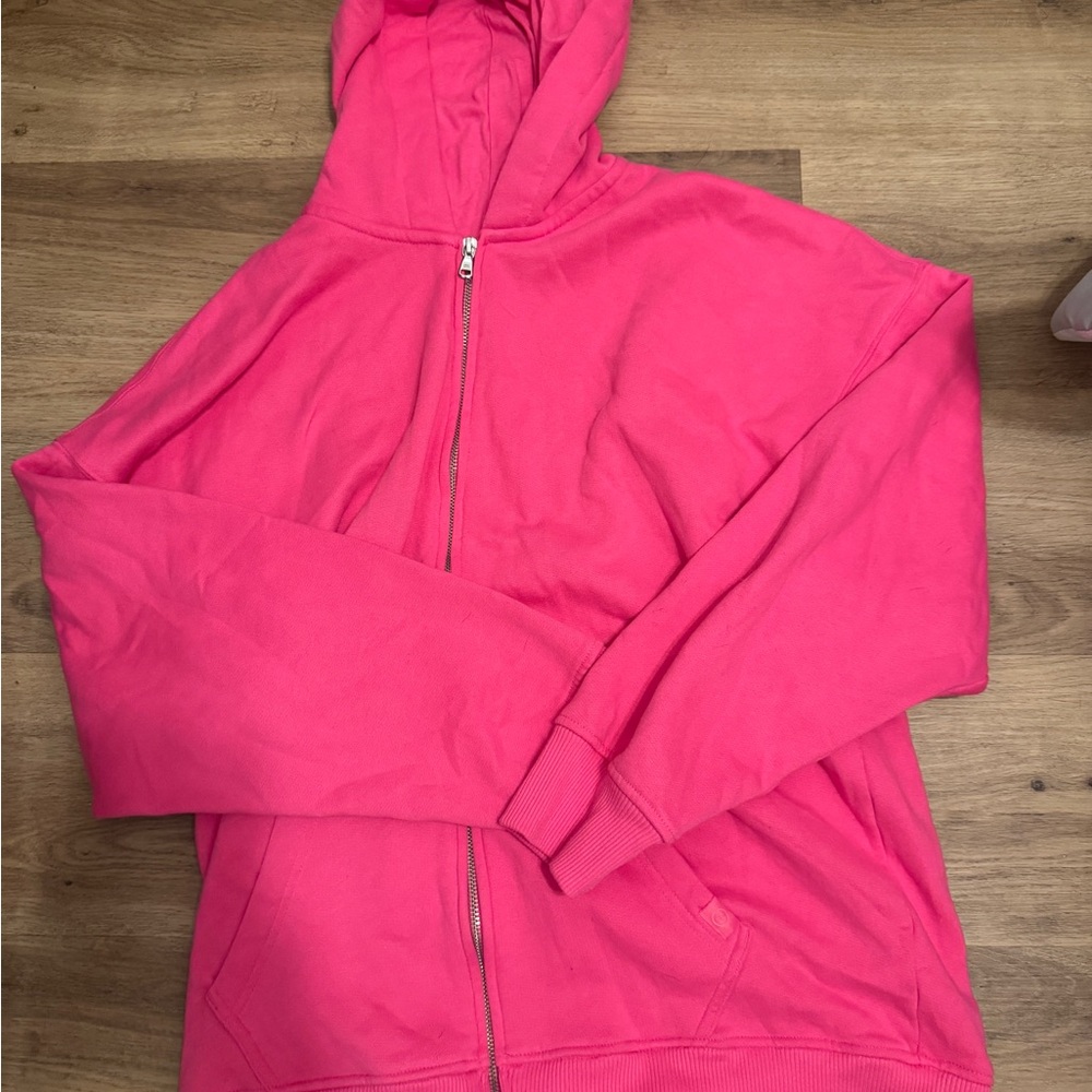 Gilly Hicks Fuchsia Zip-Up Hoodie